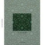 MOON PHASE VELVET fabric GREEN color by Schumacher