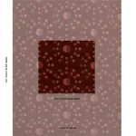 MOON PHASE VELVET fabric RED color by Schumacher