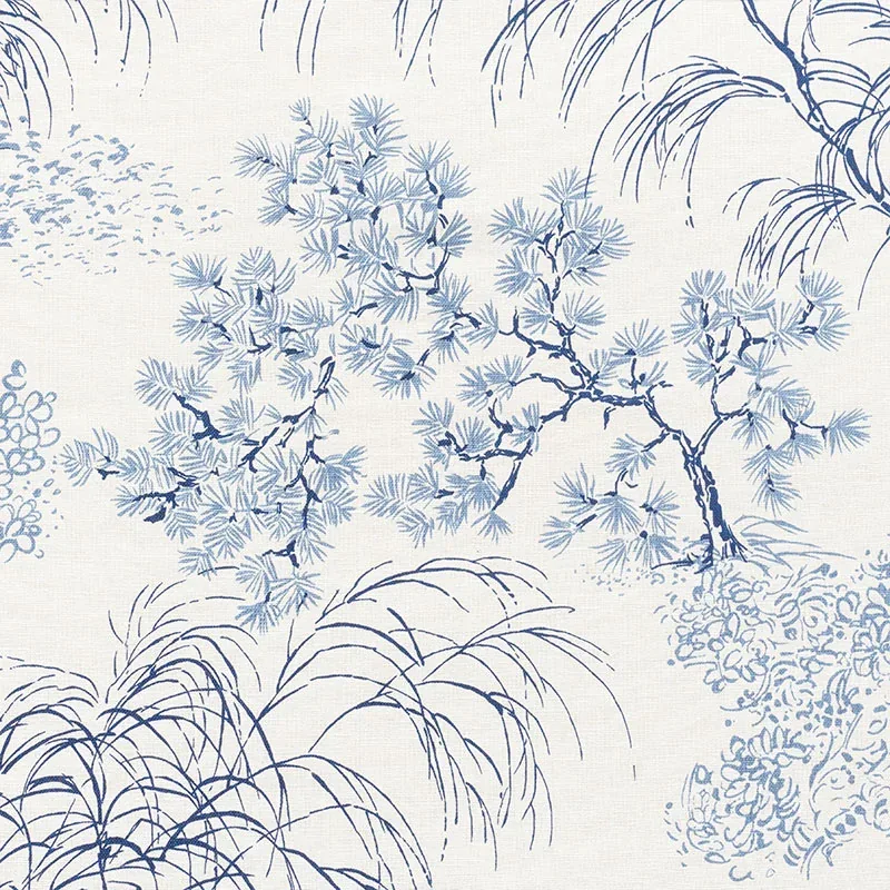MORI fabric PORCELAIN color by Schumacher