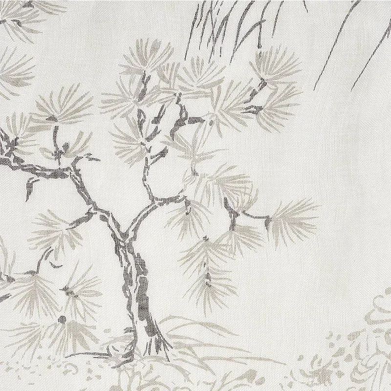 MORI SHEER Fabric – NEUTRAL | Schumacher | Wallpaper Twins MORI SHEER fabric NEUTRAL color by Schumacher