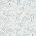 MORI SHEER Fabric – PORCELAIN | Schumacher | Wallpaper Twins MORI SHEER fabric PORCELAIN color by Schumacher