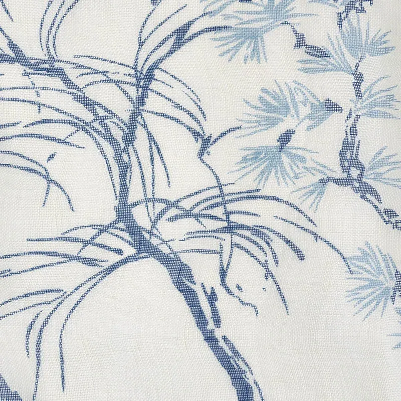 MORI SHEER Fabric – PORCELAIN | Schumacher | Wallpaper Twins MORI SHEER fabric PORCELAIN color by Schumacher
