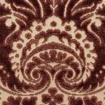MORIMONT VELVET fabric ROSEWOOD color by Schumacher