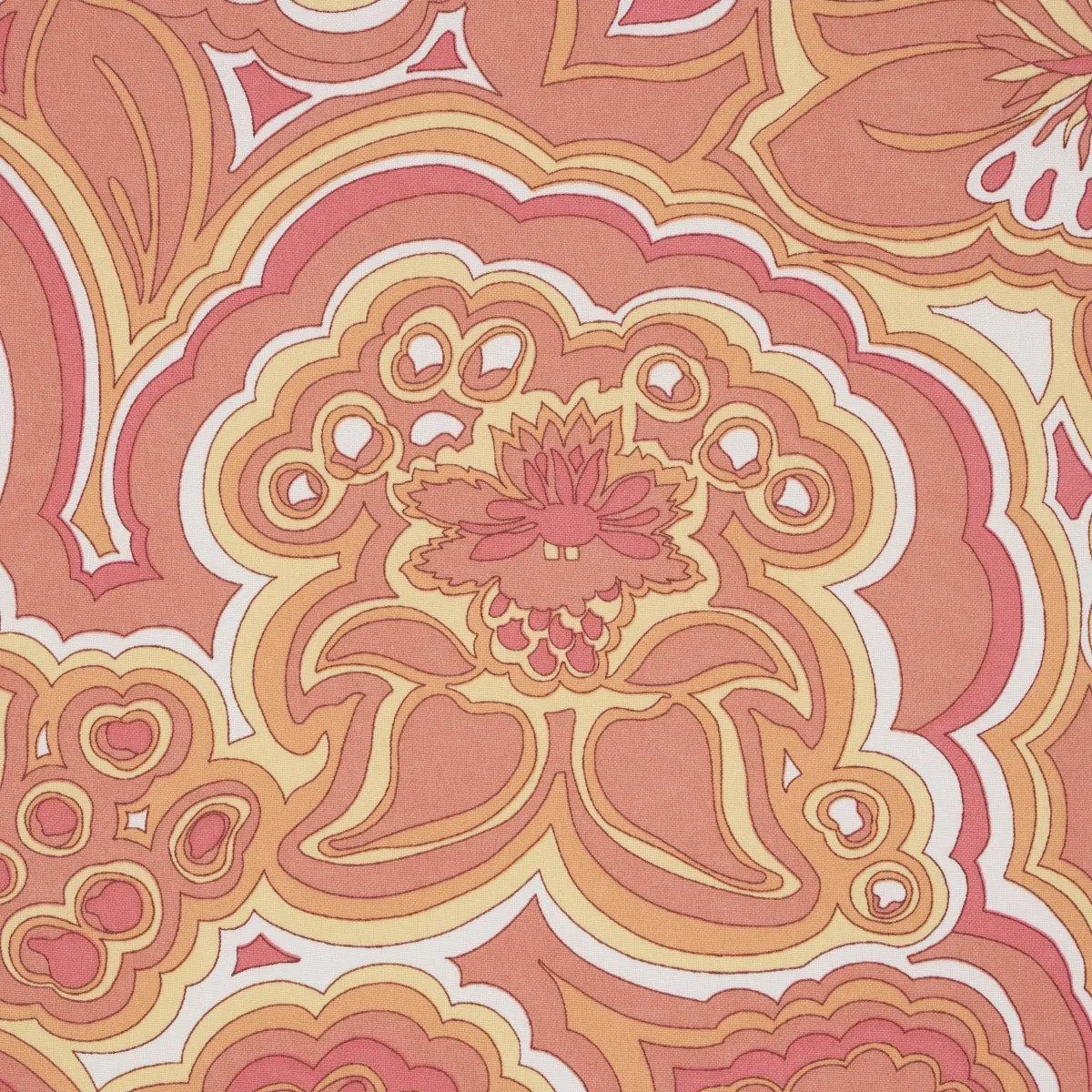 MORNING SUNRISE INDOOR/OUTDOOR fabric CITRUS color by Schumacher