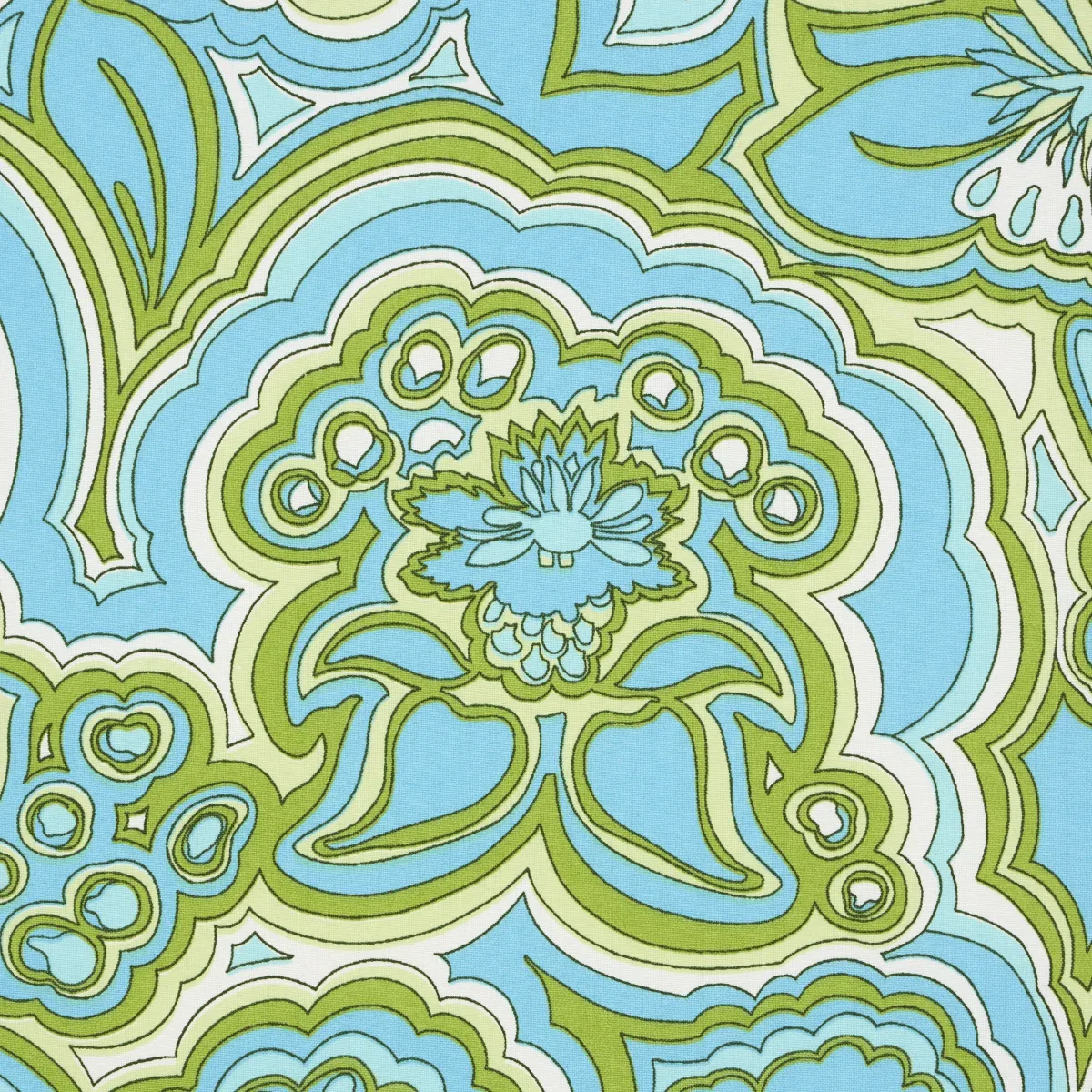 MORNING SUNRISE INDOOR/OUTDOOR Fabric – FERN | Schumacher | MORNING SUNRISE INDOOR/OUTDOOR fabric FERN color by Schumacher
