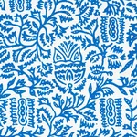 MORRIS Fabric – BLUE | Schumacher | Wallpaper Twins MORRIS fabric BLUE color by Schumacher