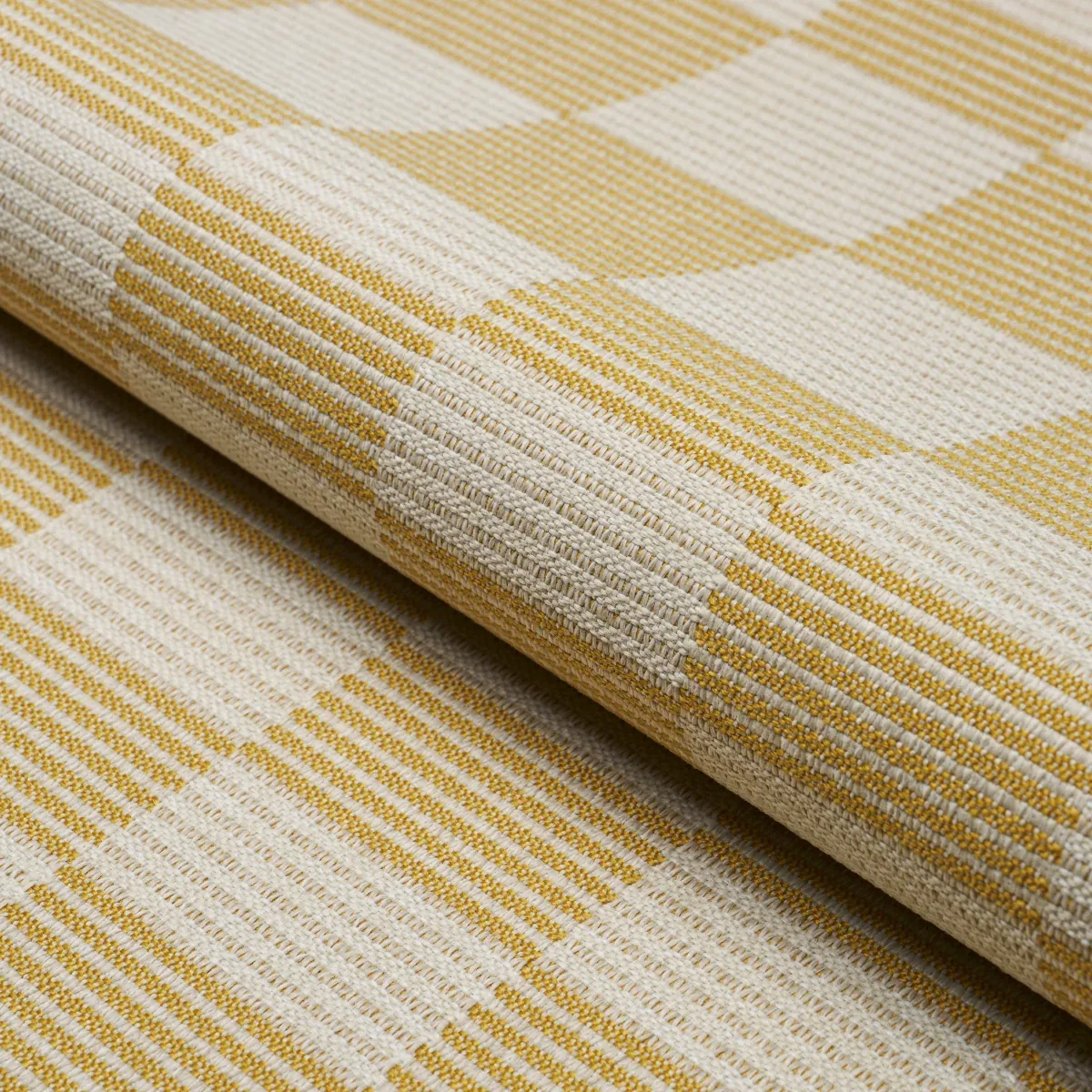 MORRO INDOOR/OUTDOOR fabric MAIZE color by Schumacher