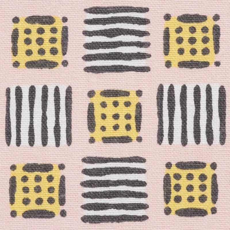 MOTTLEY GRID Fabric – PINK LEMONADE | Schumacher | Wallpaper MOTTLEY GRID fabric PINK LEMONADE color by Schumacher