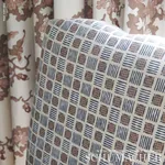 MOTTLEY GRID Fabric – WREN | Schumacher | Wallpaper Twins MOTTLEY GRID fabric WREN color by Schumacher