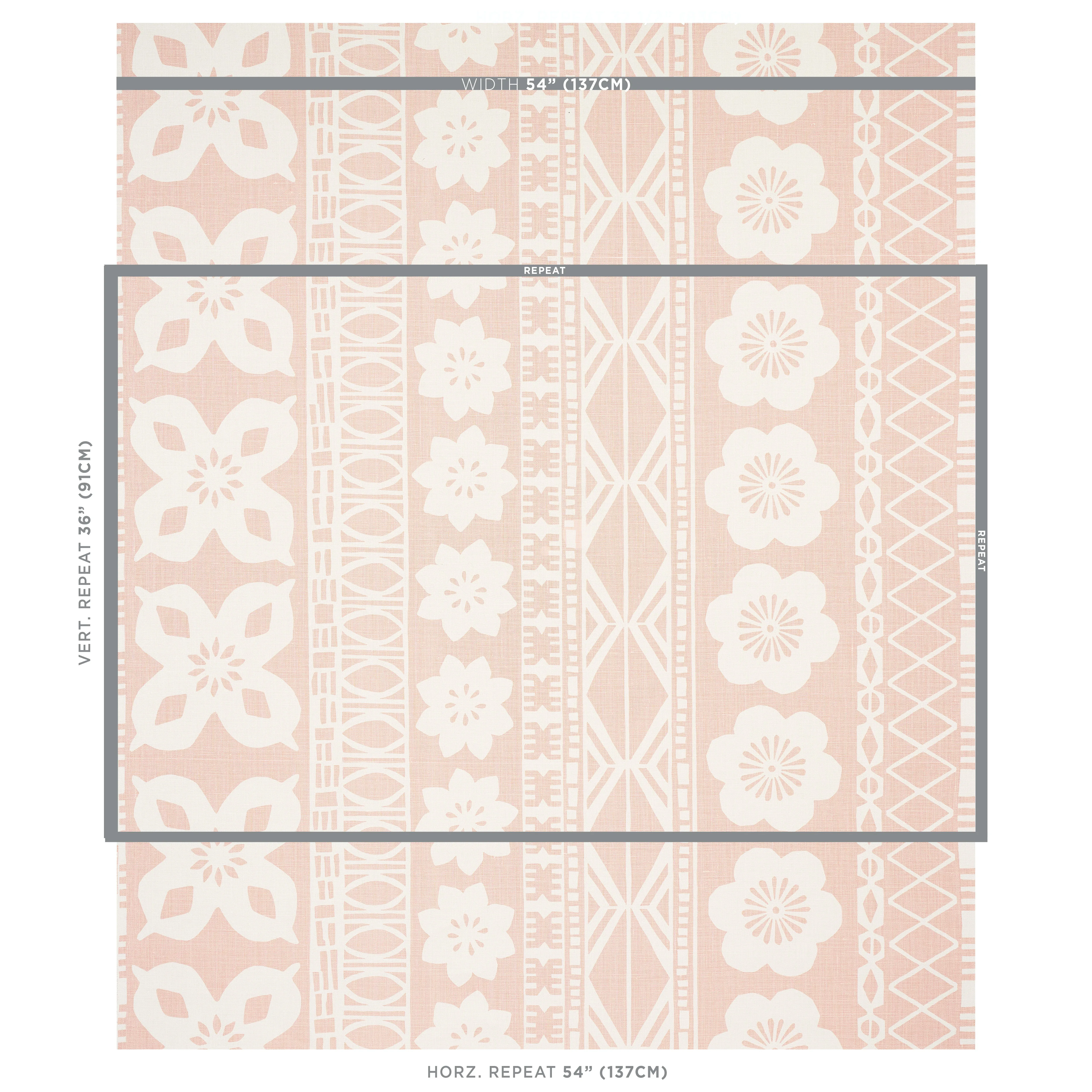 MRS. HOWELL Fabric – BLUSH | Schumacher | Wallpaper Twins MRS. HOWELL fabric BLUSH color by Schumacher