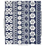 MRS. HOWELL Fabric – INDIGO | Schumacher | Wallpaper Twins MRS. HOWELL fabric INDIGO color by Schumacher