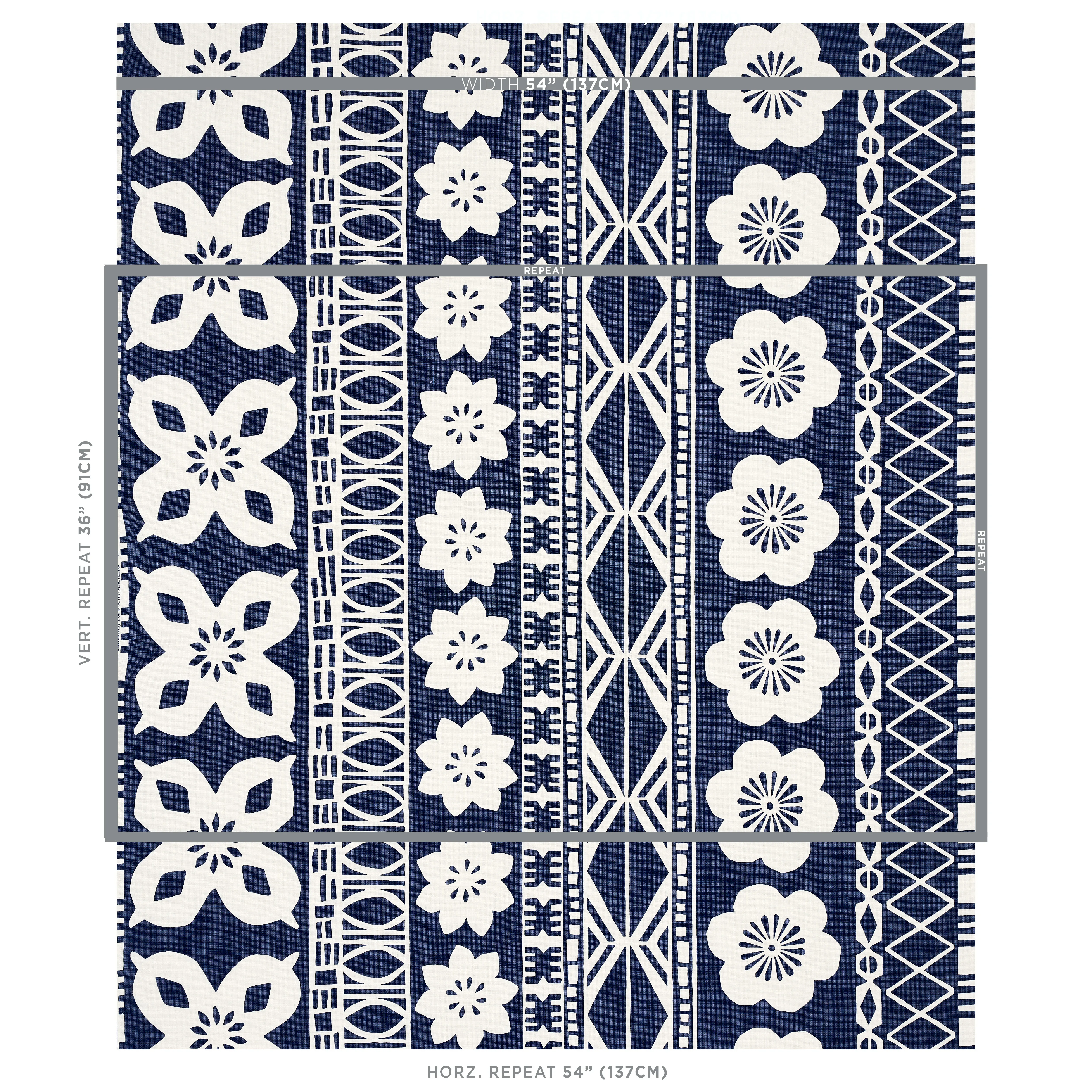 MRS. HOWELL Fabric – INDIGO | Schumacher | Wallpaper Twins MRS. HOWELL fabric INDIGO color by Schumacher