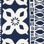 MRS. HOWELL Fabric – INDIGO | Schumacher | Wallpaper Twins MRS. HOWELL fabric INDIGO color by Schumacher