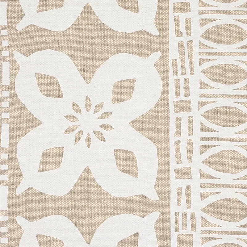MRS. HOWELL Fabric – NATURAL | Schumacher | Wallpaper Twins MRS. HOWELL fabric NATURAL color by Schumacher