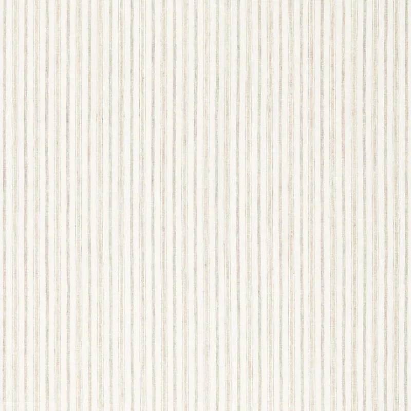 MUIR LINEN SHEER fabric STONE color by Schumacher
