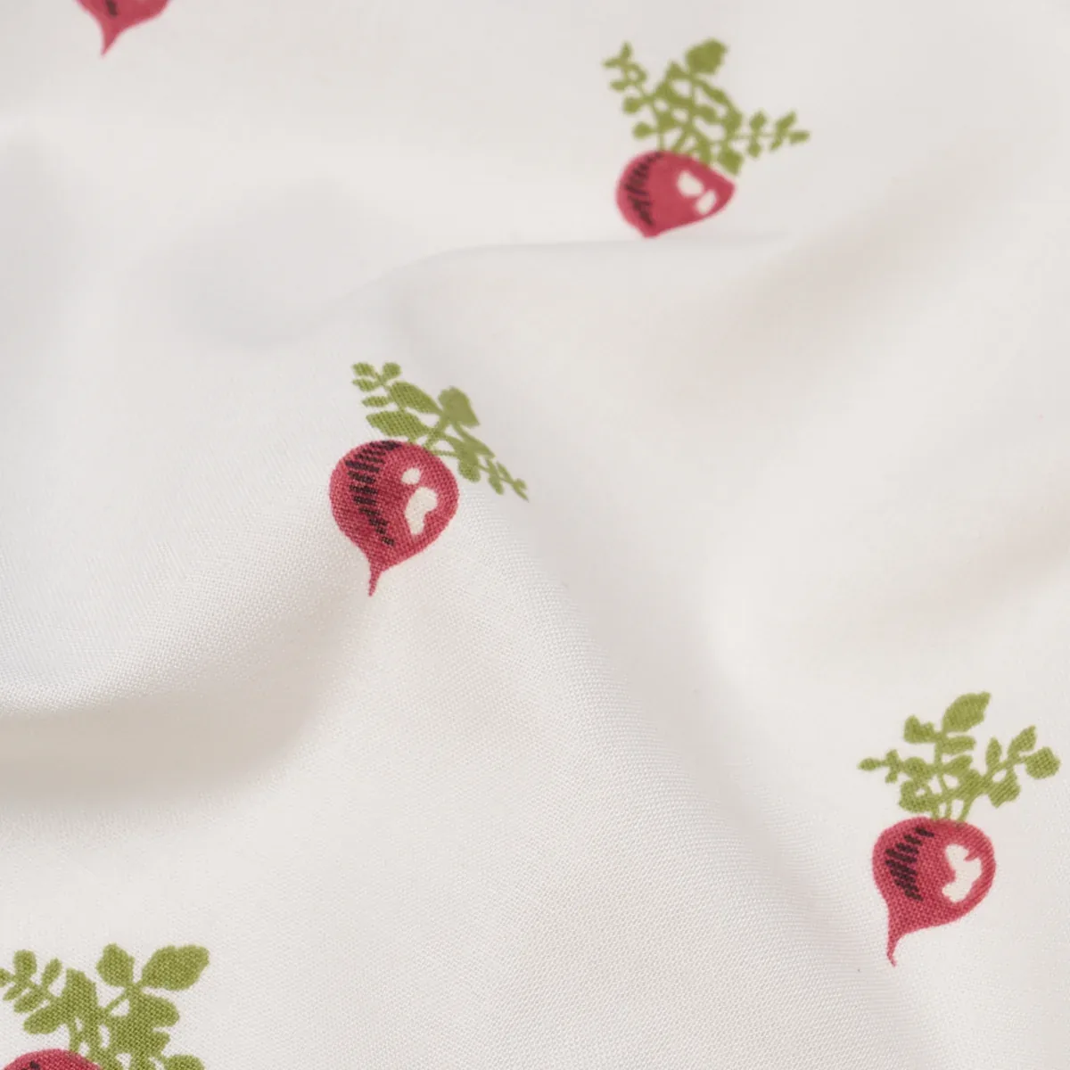 MY LITTLE RADISH fabric RED color by Schumacher