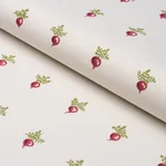 MY LITTLE RADISH fabric RED color by Schumacher
