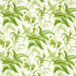 MYERS FERN LINEN fabric TROPICAL color by Schumacher