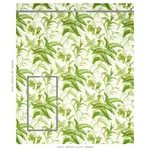 MYERS FERN LINEN fabric TROPICAL color by Schumacher