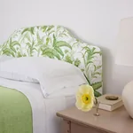 MYERS FERN LINEN fabric TROPICAL color by Schumacher