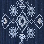 NADIRA EMBROIDERY Fabric – INDIGO | Schumacher | Wallpaper T NADIRA EMBROIDERY fabric INDIGO color by Schumacher