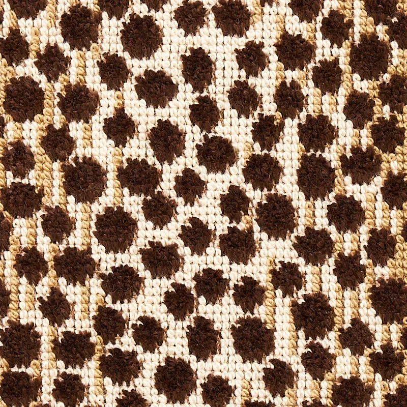 NAKURU LINEN VELVET Fabric – BROWN | Schumacher | Wallpaper NAKURU LINEN VELVET fabric BROWN color by Schumacher