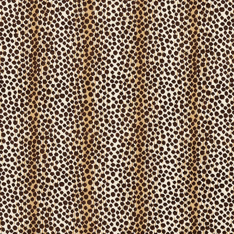 NAKURU LINEN VELVET fabric BROWN color by Schumacher