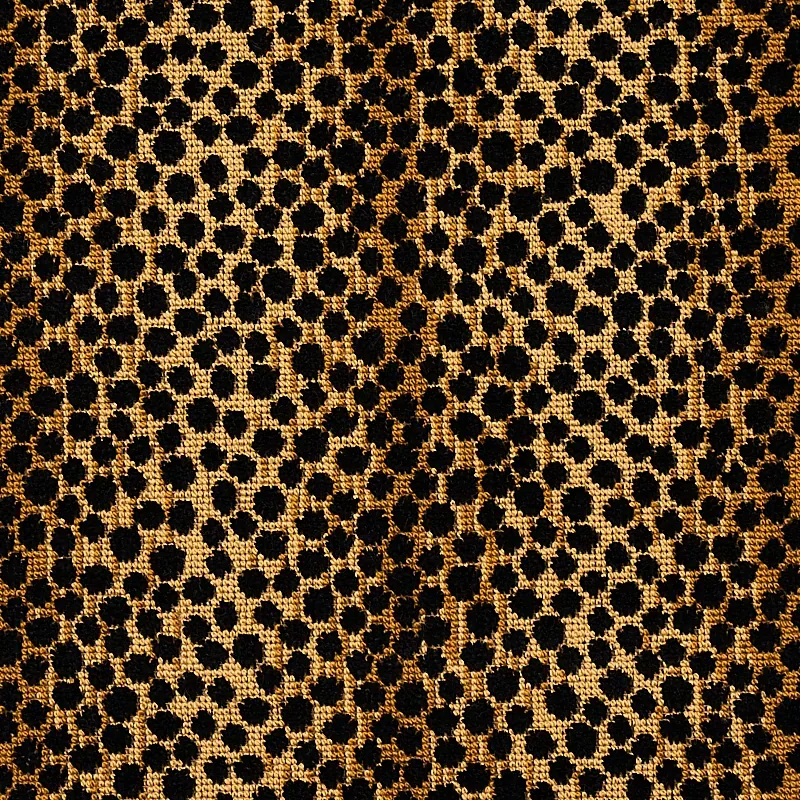 NAKURU LINEN VELVET Fabric – LEOPARD | Schumacher | Wallpape NAKURU LINEN VELVET fabric LEOPARD color by Schumacher