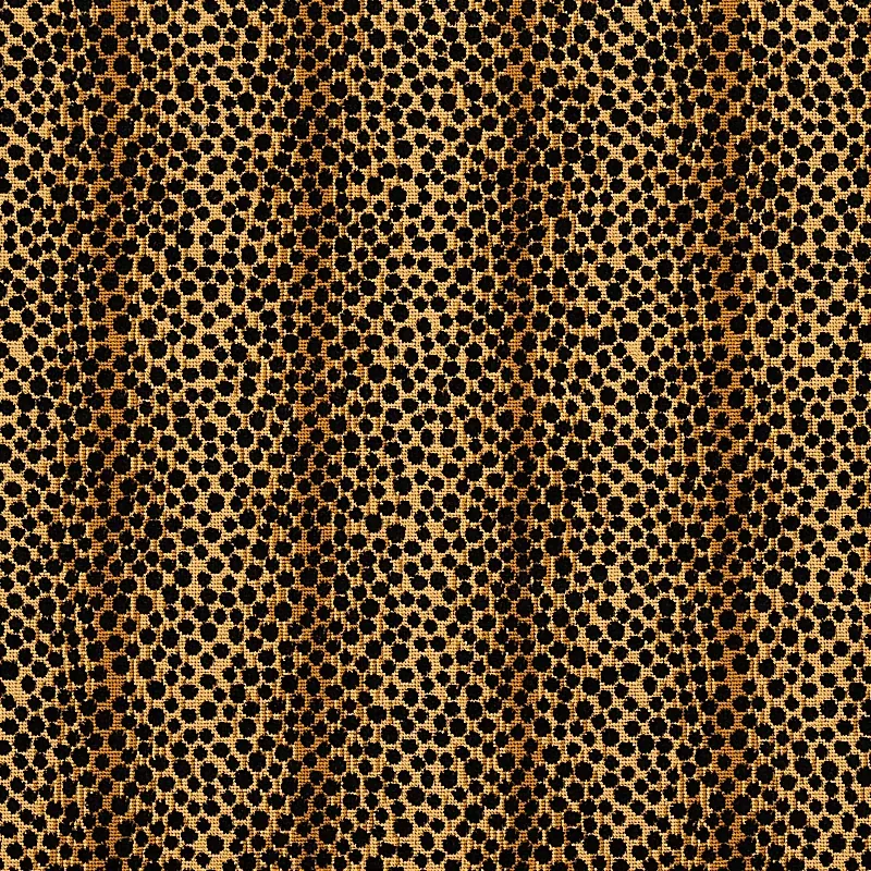 NAKURU LINEN VELVET fabric LEOPARD color by Schumacher