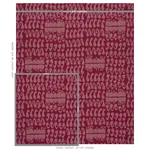 NALLAMALA FABRIC Fabric – GARNET | Schumacher | Wallpaper Tw NALLAMALA FABRIC fabric GARNET color by Schumacher