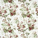 NANCY FLORAL fabric GRISAILLE color by Schumacher