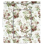 NANCY FLORAL fabric GRISAILLE color by Schumacher