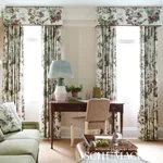 NANCY FLORAL fabric GRISAILLE color by Schumacher