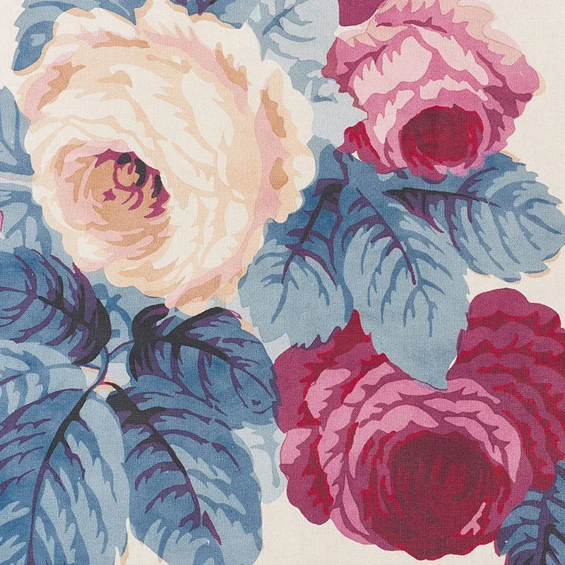 NANCY FLORAL Fabric – HAMISH | Schumacher | Wallpaper Twins NANCY FLORAL fabric HAMISH color by Schumacher