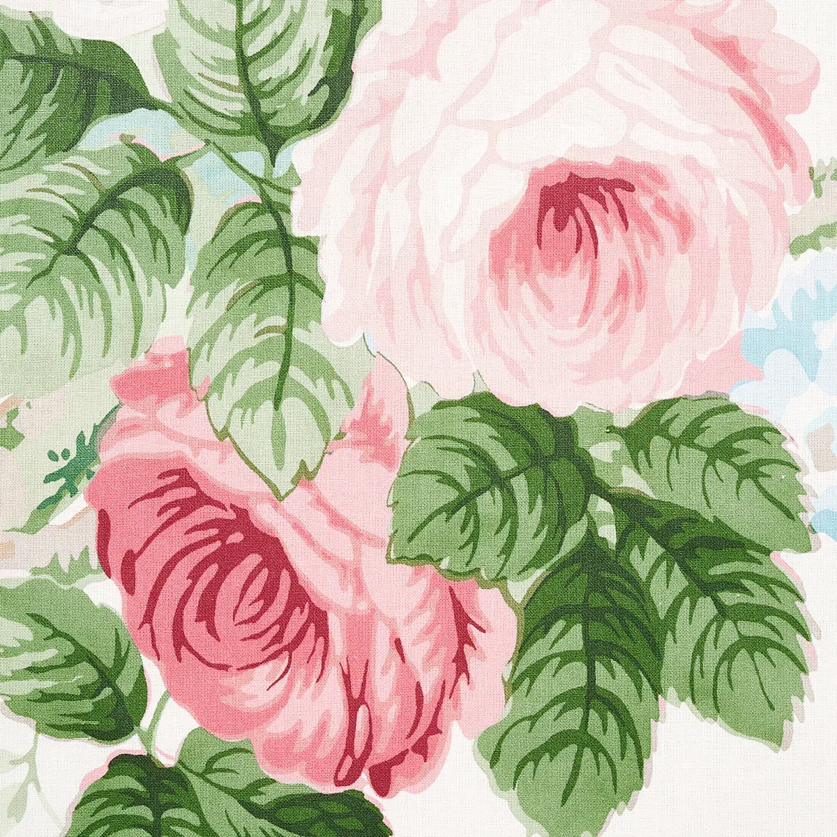 NANCY FLORAL fabric PETAL color by Schumacher