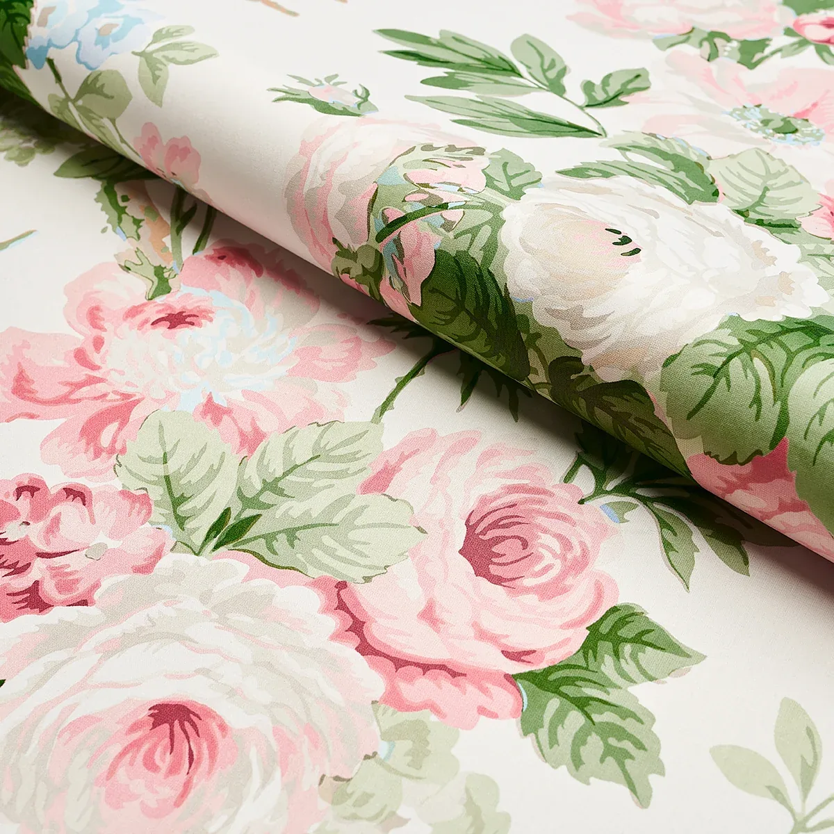 NANCY FLORAL fabric PETAL color by Schumacher