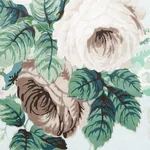 NANCY FLORAL fabric SEAFOAM color by Schumacher