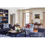 NANJING Fabric – PORCELAIN | Schumacher | Wallpaper Twins NANJING fabric PORCELAIN color by Schumacher