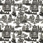 NANJING fabric SMOKE color by Schumacher