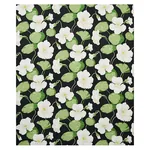 NASTURTIUM Fabric – NOIR | Schumacher | Wallpaper Twins NASTURTIUM fabric NOIR color by Schumacher