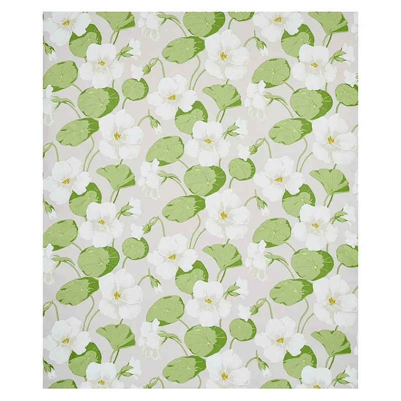 NASTURTIUM fabric SKY color by Schumacher
