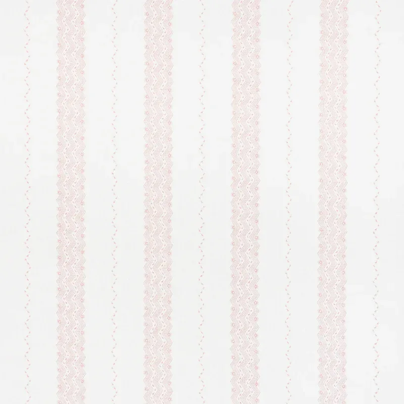 NAUSET STRIPE fabric BLUSH color by Schumacher