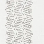 NAUSET STRIPE Fabric – GREY | Schumacher | Wallpaper Twins NAUSET STRIPE fabric GREY color by Schumacher