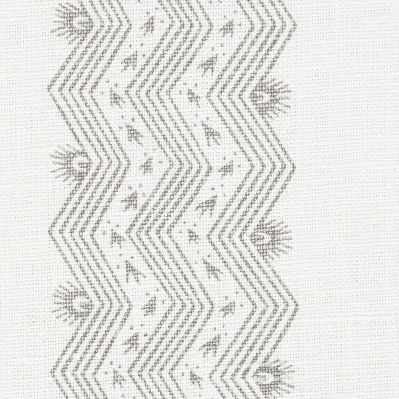 NAUSET STRIPE Fabric – GREY | Schumacher | Wallpaper Twins NAUSET STRIPE fabric GREY color by Schumacher