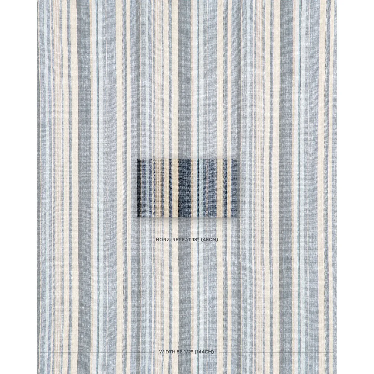 NEVADO fabric DENIM BLUE color by Schumacher