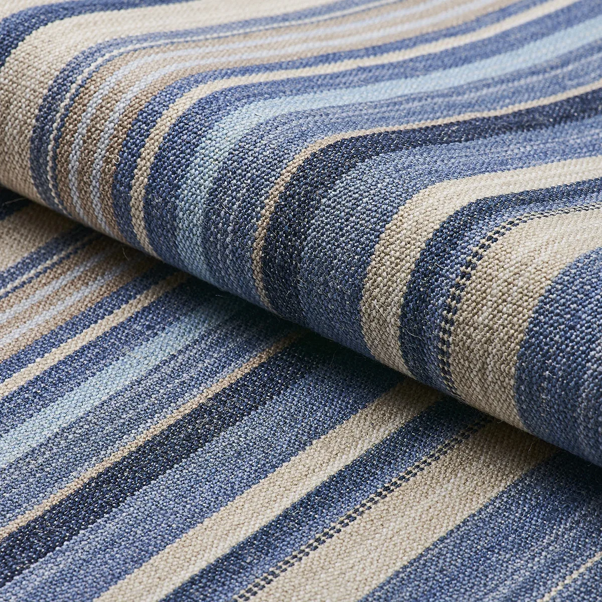 NEVADO fabric DENIM BLUE color by Schumacher