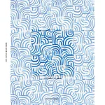 NEW BEAT fabric BRIGHT BLUE color by Schumacher