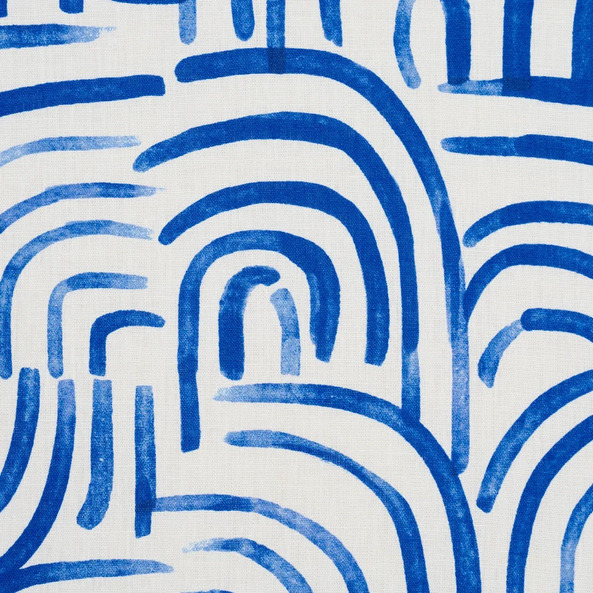 NEW BEAT fabric BRIGHT BLUE color by Schumacher