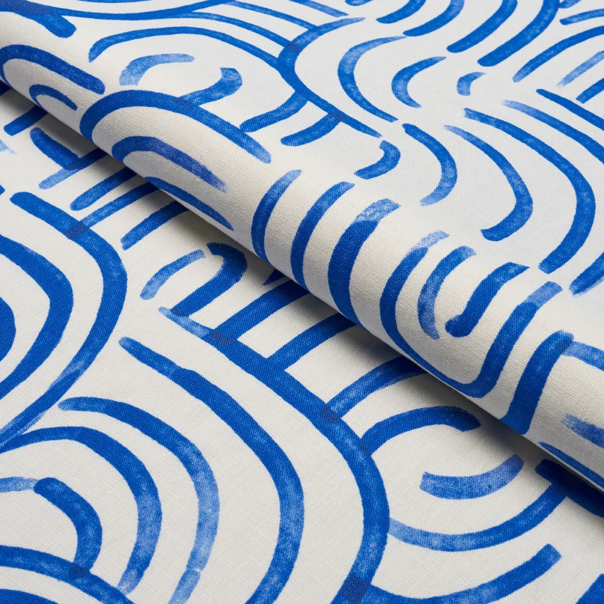 NEW BEAT fabric BRIGHT BLUE color by Schumacher