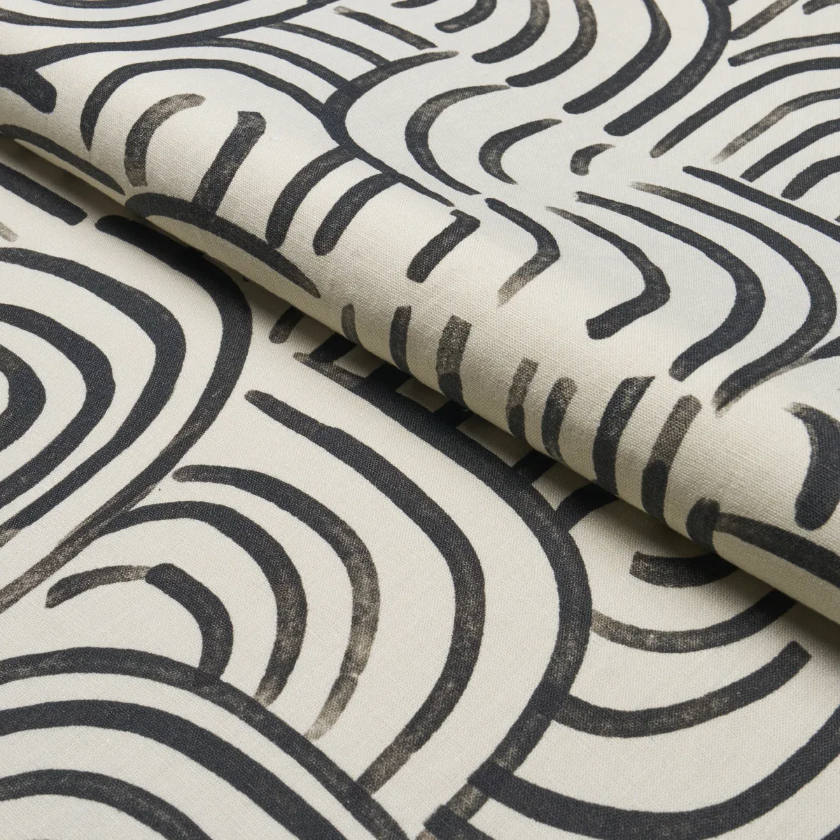 NEW BEAT fabric CARBON color by Schumacher